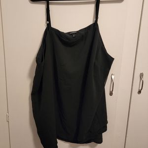 Torrid black silky tank top